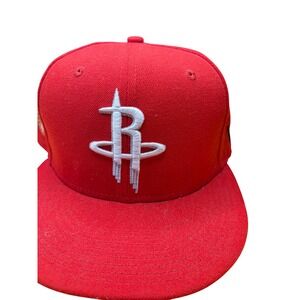 New Era 59FIFTY Houston Rockets 2 NBA Championships Fitted Hat Red 7 1/2